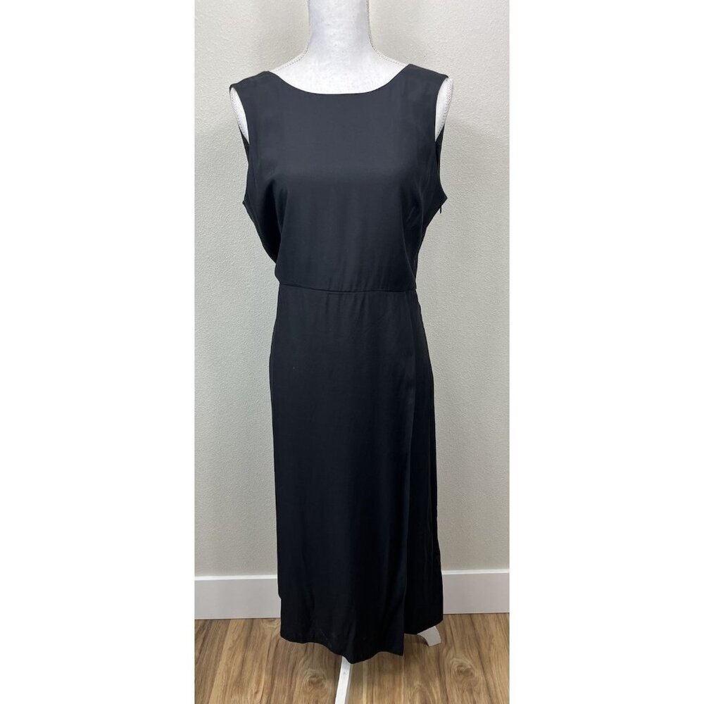 Kate Spade Saturday Black Silk Blend Sleeveless Dress Size 10